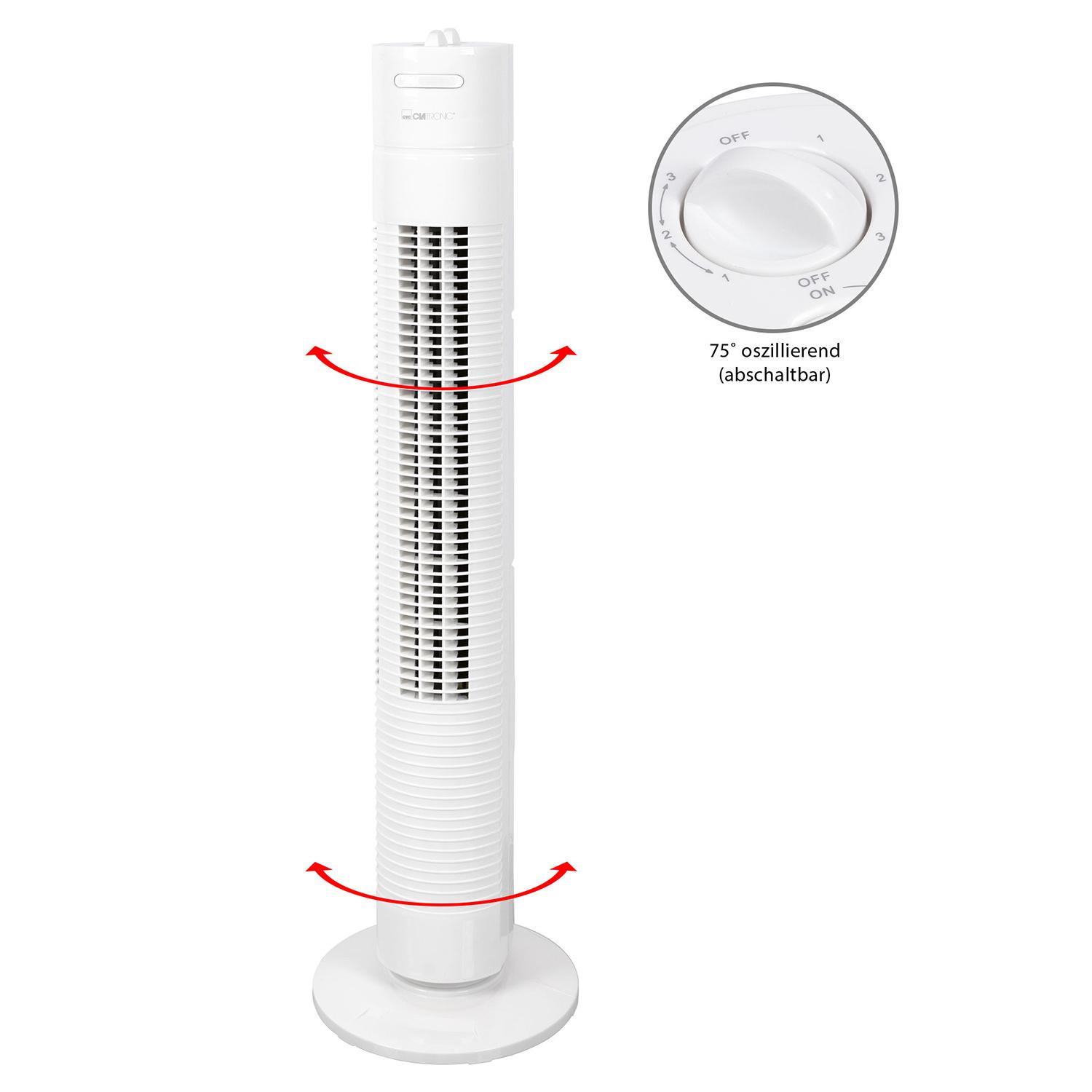 Produktbild CLATRONIC Turmventilator TVL3770 weiß 4 von 7