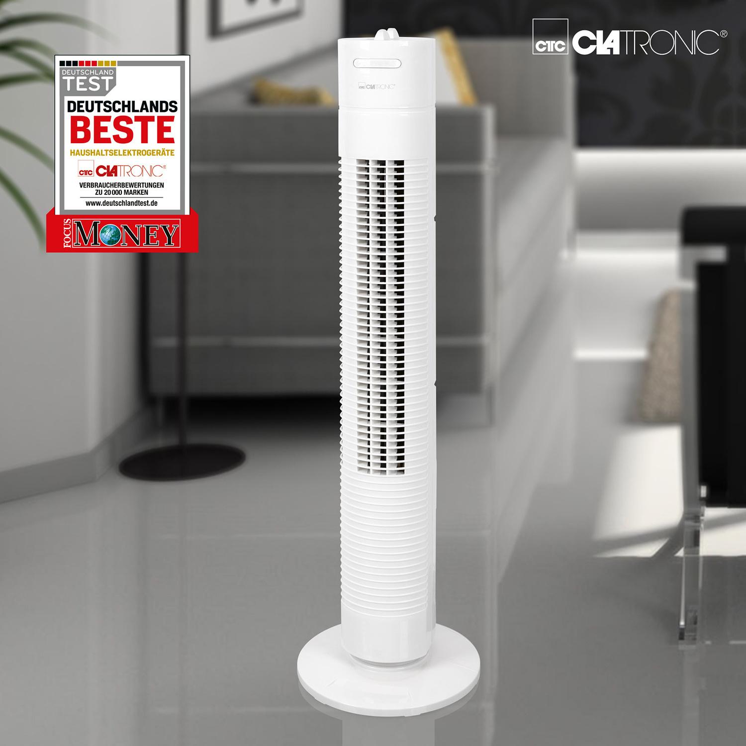 Produktbild CLATRONIC Turmventilator TVL3770 weiß 5 von 7