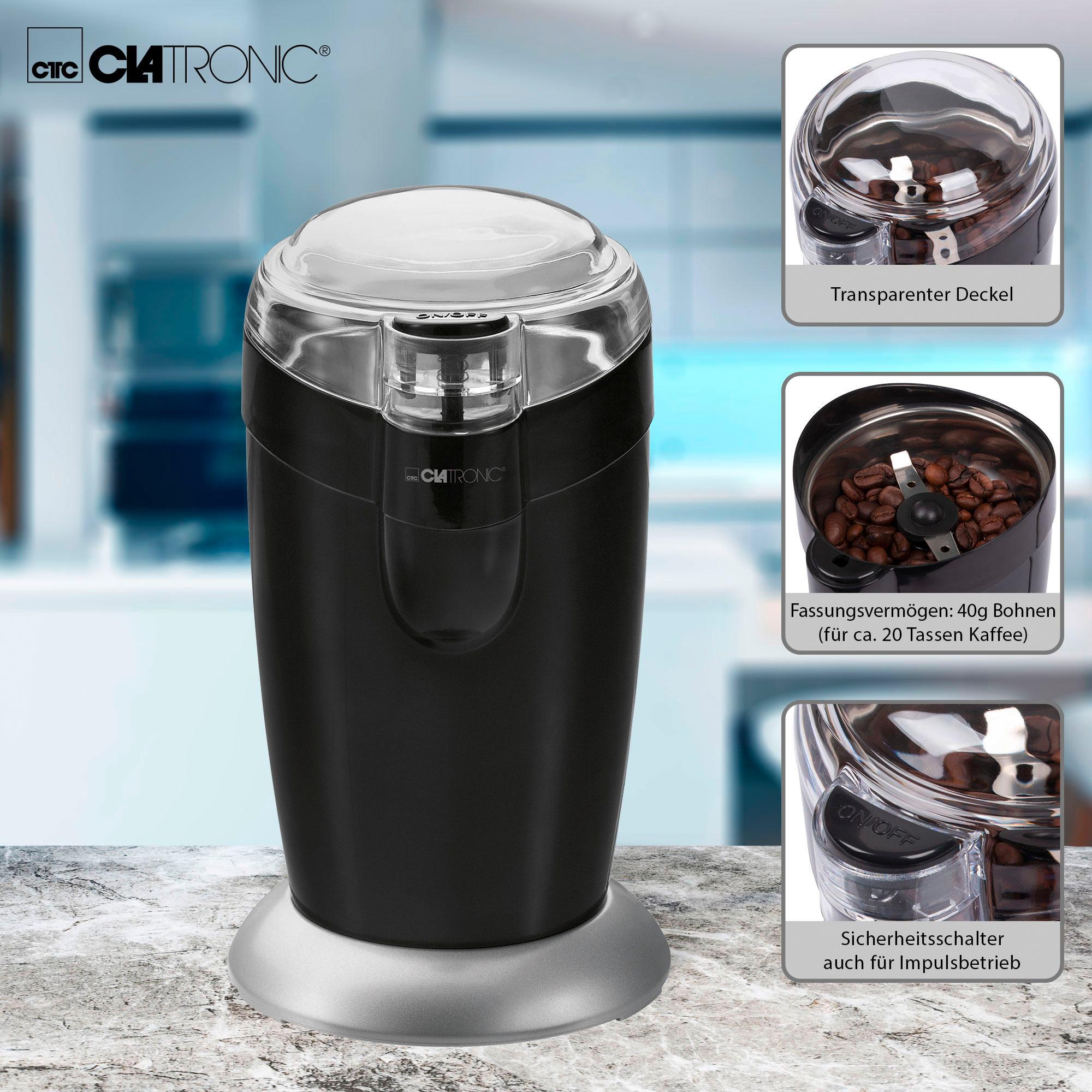 Produktbild CLATRONIC KSW 3306 Kaffeemühle 120W schwarz 5 von 7