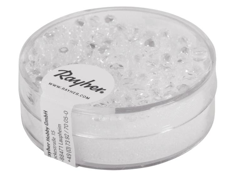 Produktbild rayher GLAS-SCHLIFFPERLE 3MM IRI.BERGKRISTALL 14202801 2 von 2