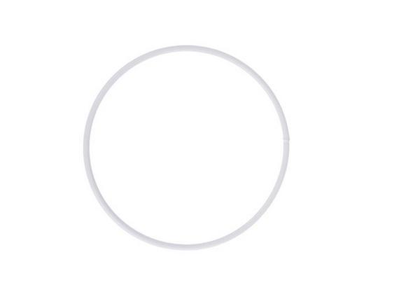 rayher METALLRINGE 20CM WEISS BESCHICHTET 2505200