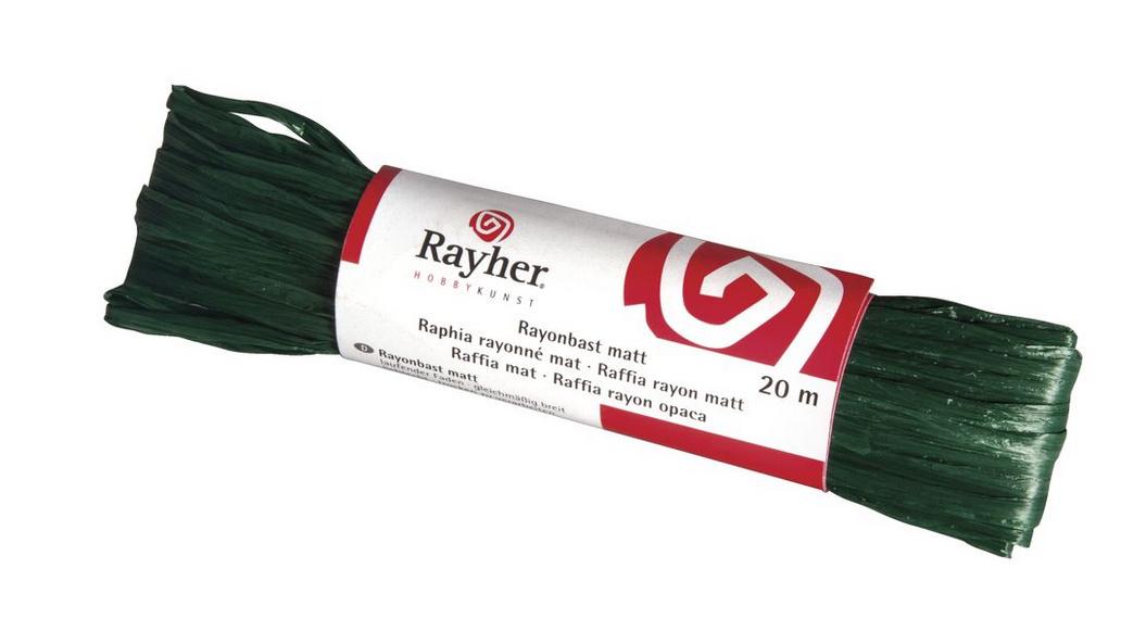rayher RAYONBAST MATT 20 M DKL.GRUEN 5214913