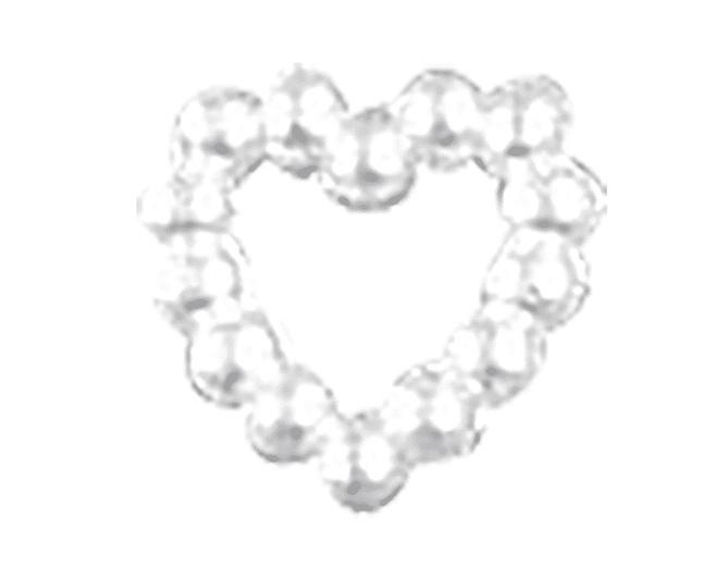 rayher PLASTIK MINIPERLENHERZ 48STK. 1516000