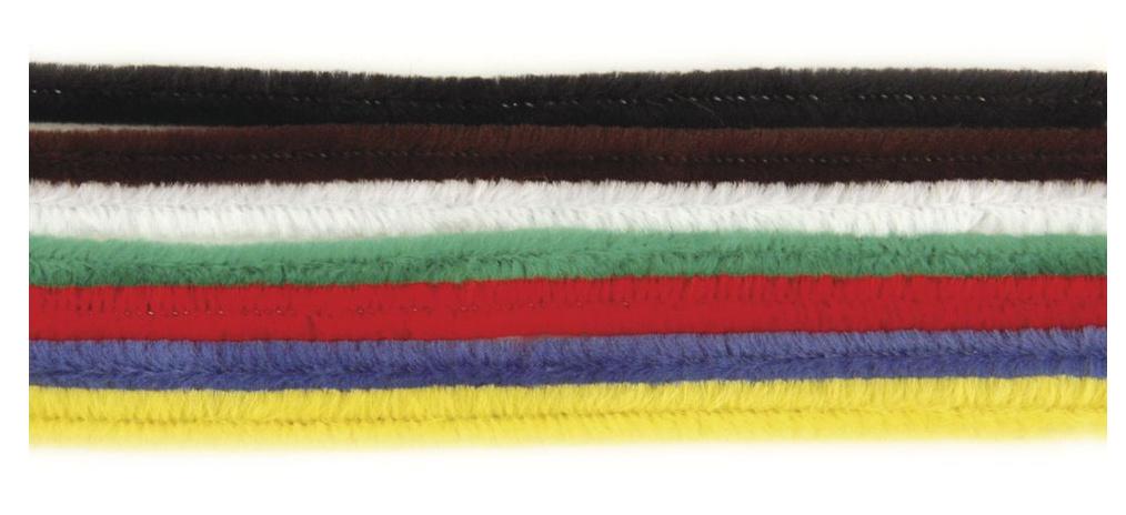 rayher CHENILLE-DRAHT 9MM 50CM GEMISCHT 10 STK. 5210649