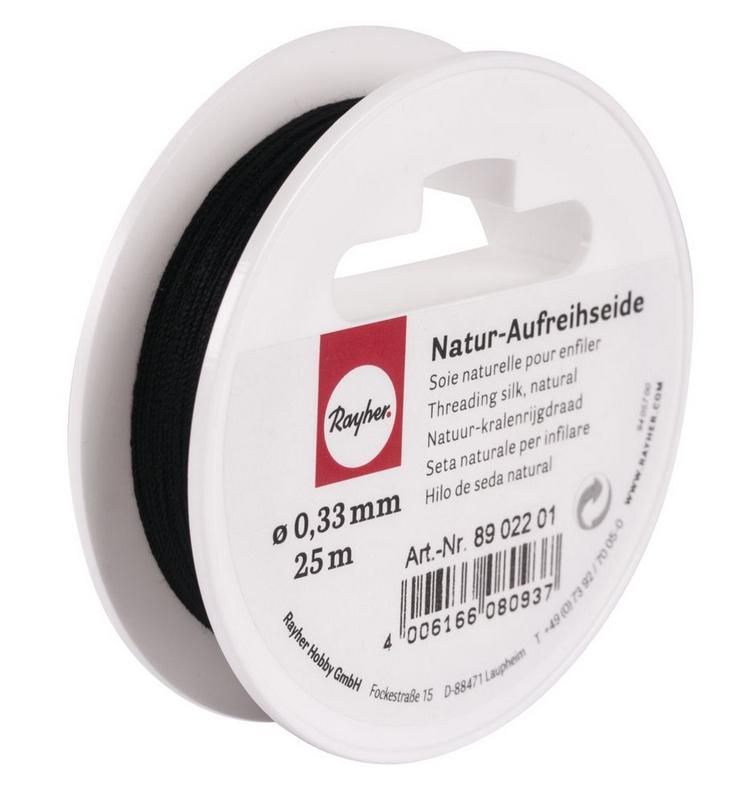 rayher NATUR-AUFREIHSEIDE 0,35 5M SCHWARZ 8902201