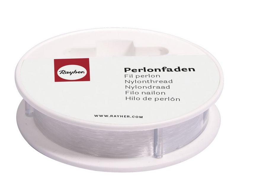 rayher PERLONFADEN 0,25MMX25M WEISS 8900200