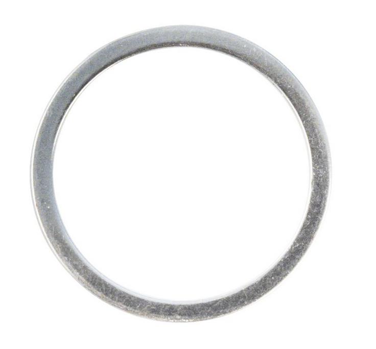 rayher METALL-SCHMUCKRING FLACH 15MM SILBER 4ST. 15217606
