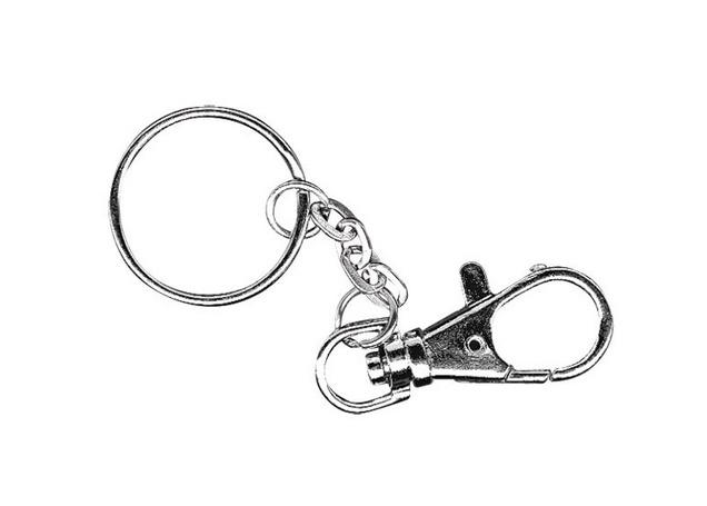 rayher SCHLUESSELANHAENGER 25MM M. KARABINER 2ST. 2228700