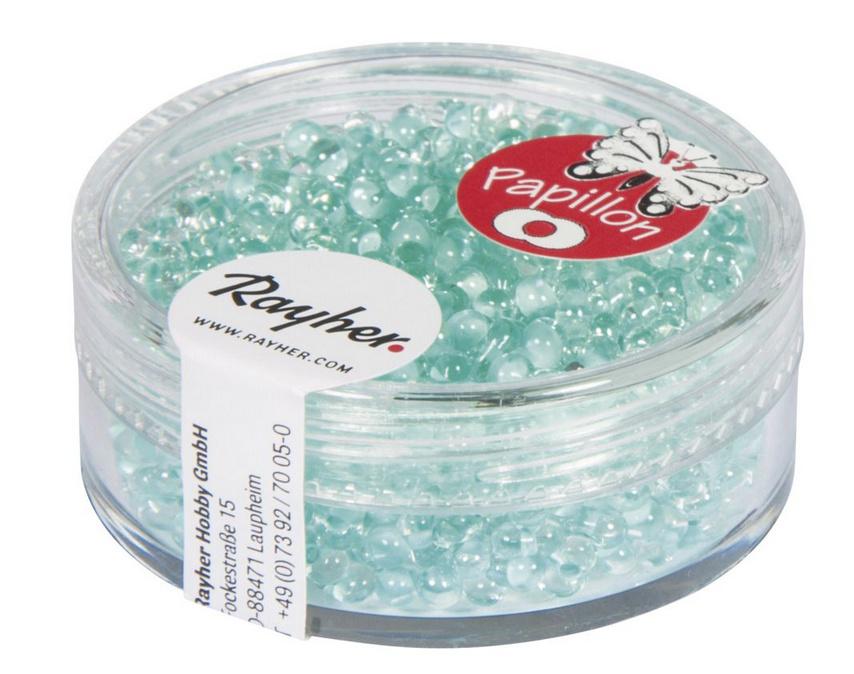 rayher PAPILLON-ROCAILLES 2X4MM MINTGRUEN 14142408
