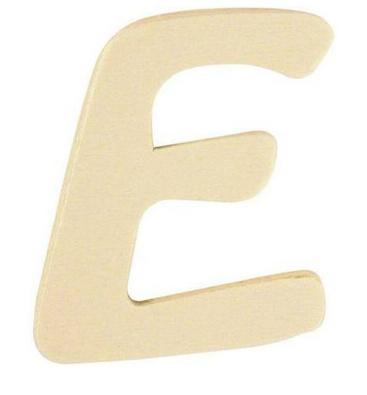rayher HOLZ BUCHSTABE 6CM E  62241000
