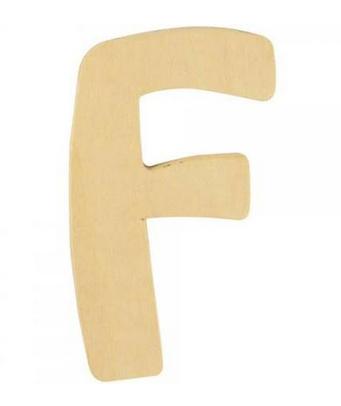 rayher HOLZ BUCHSTABE 6CM F  62242000