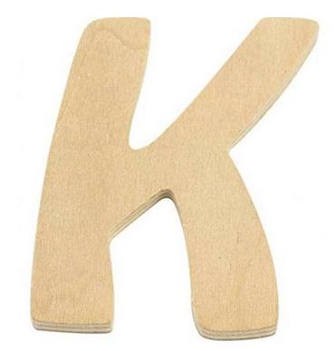 rayher HOLZ BUCHSTABE 6CM K  62247000