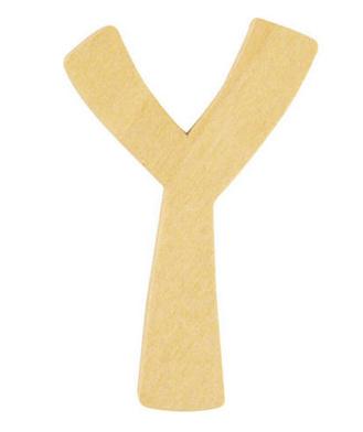 rayher HOLZ BUCHSTABE 6CM Y  62261000