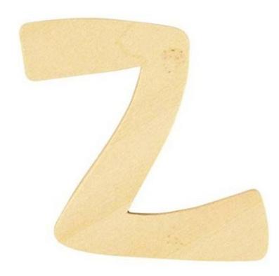 rayher HOLZ BUCHSTABE 6CM Z  62262000