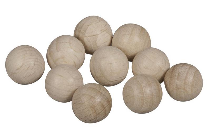 Produktbild rayher Rohholzkugeln ungebohrt 15mm ø 2 von 3