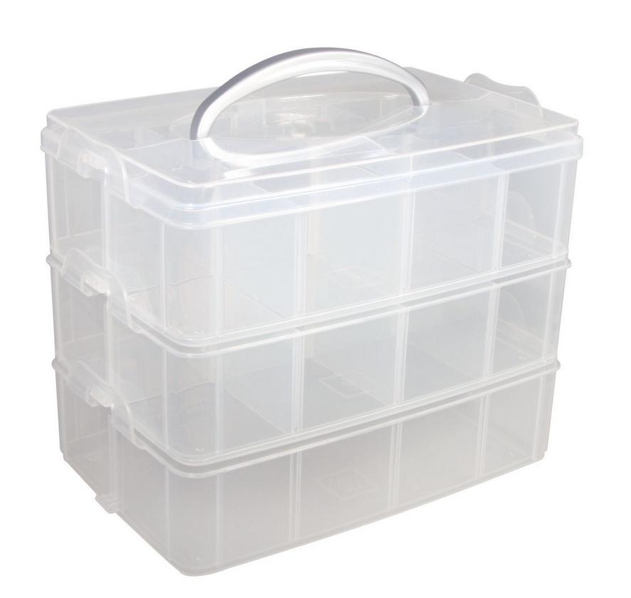 rayher SORTIERBOX M.TRAGEGRIFF 23X15X18CM 39320000