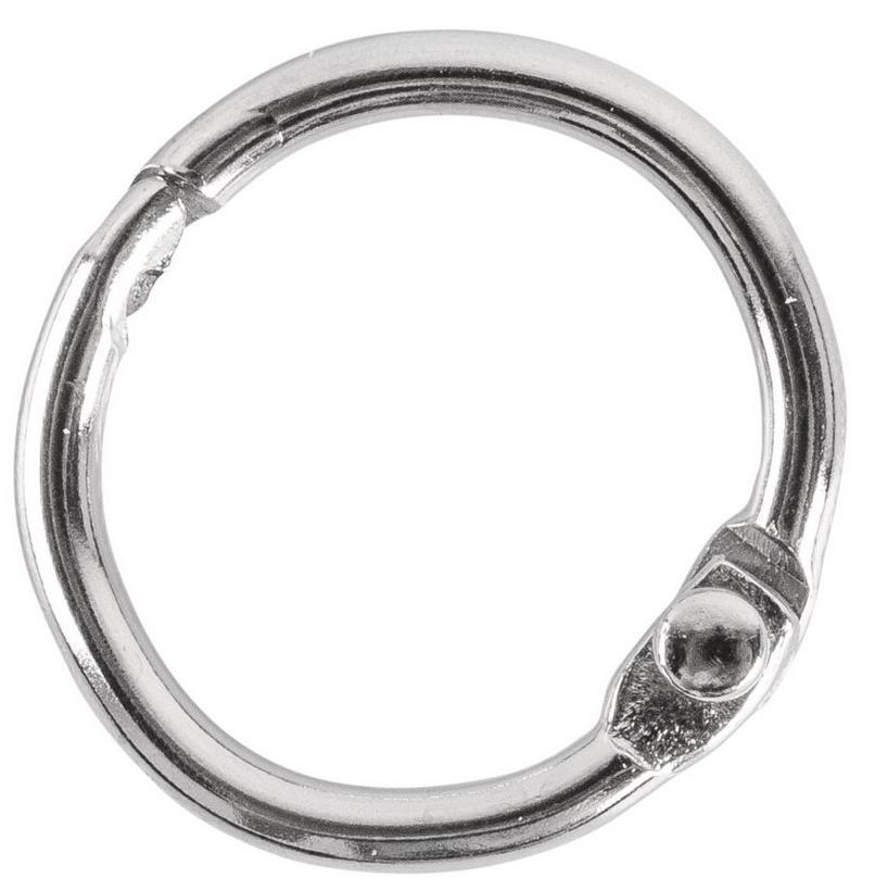 rayher Metallringe zum Öffnen, 25 mm ø innen, SB-Btl. 10 Stück