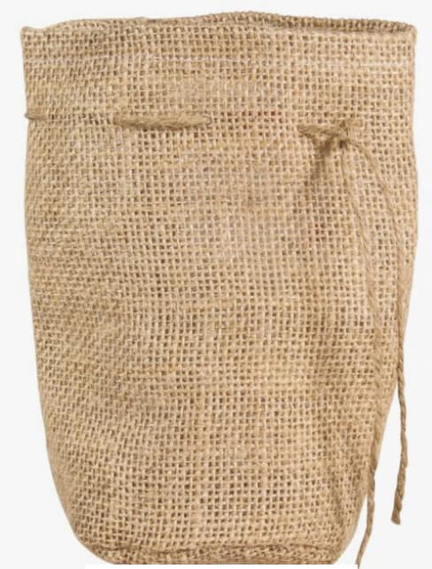 rayher Jutesack mit rundem Boden 10cm ø