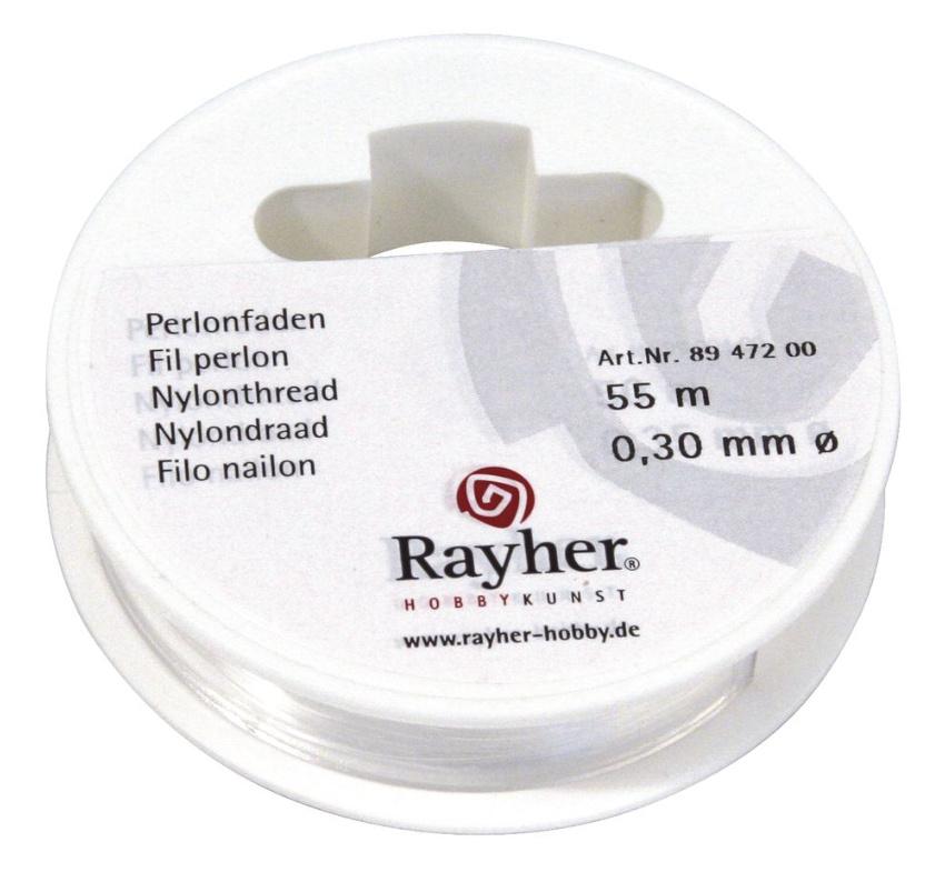 rayher Perlonfaden, 0,3mm ø