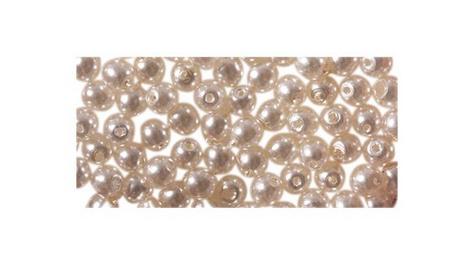 rayher RENAISSANCE GLASWACHSPERLEN 3MM SCHNEEWEISS 95 STÜCK DOSE 14399100