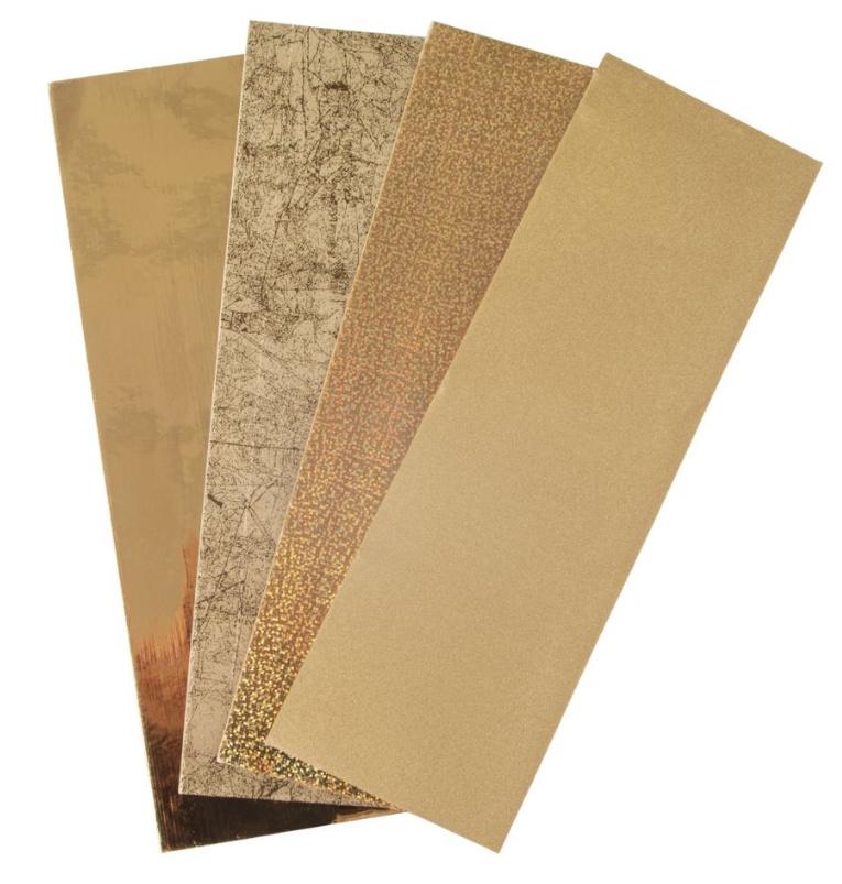 Produktbild rayher Wachsfolie Gold-Töne20 x 6,5cm sortiert 2 von 2