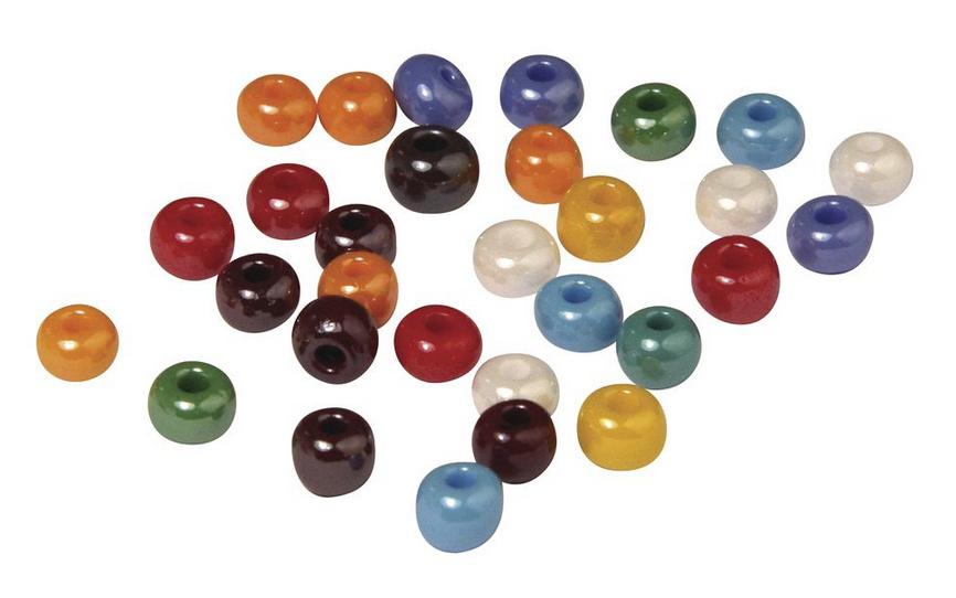 rayher GLAS-GROSSLOCHRADL OPAK 5,4MM GEMISCHT DOSE 55G 1418449