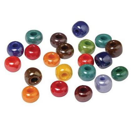 rayher GLAS-GROSSLOCHRADL OPAK 6,7MM GEMISCHT DOSE 55G 1418649