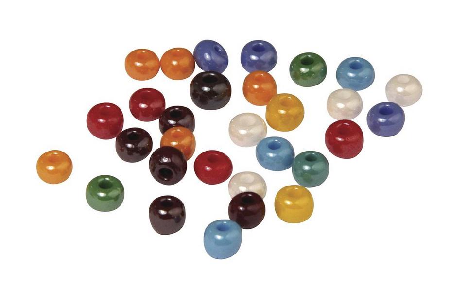 rayher GLAS-GROSSLOCHRADL OPAK 8,7MM GEMISCHT DOSE 55G 1418749