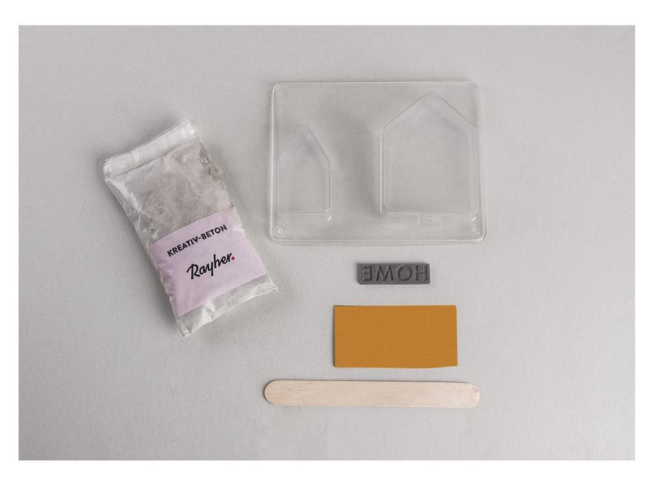 Produktbild rayher BP: Betonhäuschen (2x klein/1x groß) 2 von 2