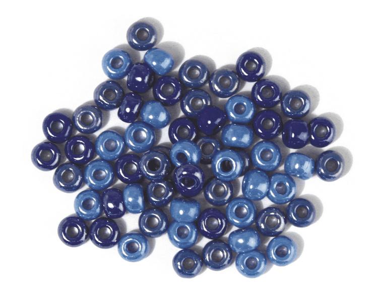 rayher GLAS-GROSSLOCHRADL OPAK 6,7MM BLAU-TUERKIS DOSE 55G 1439200