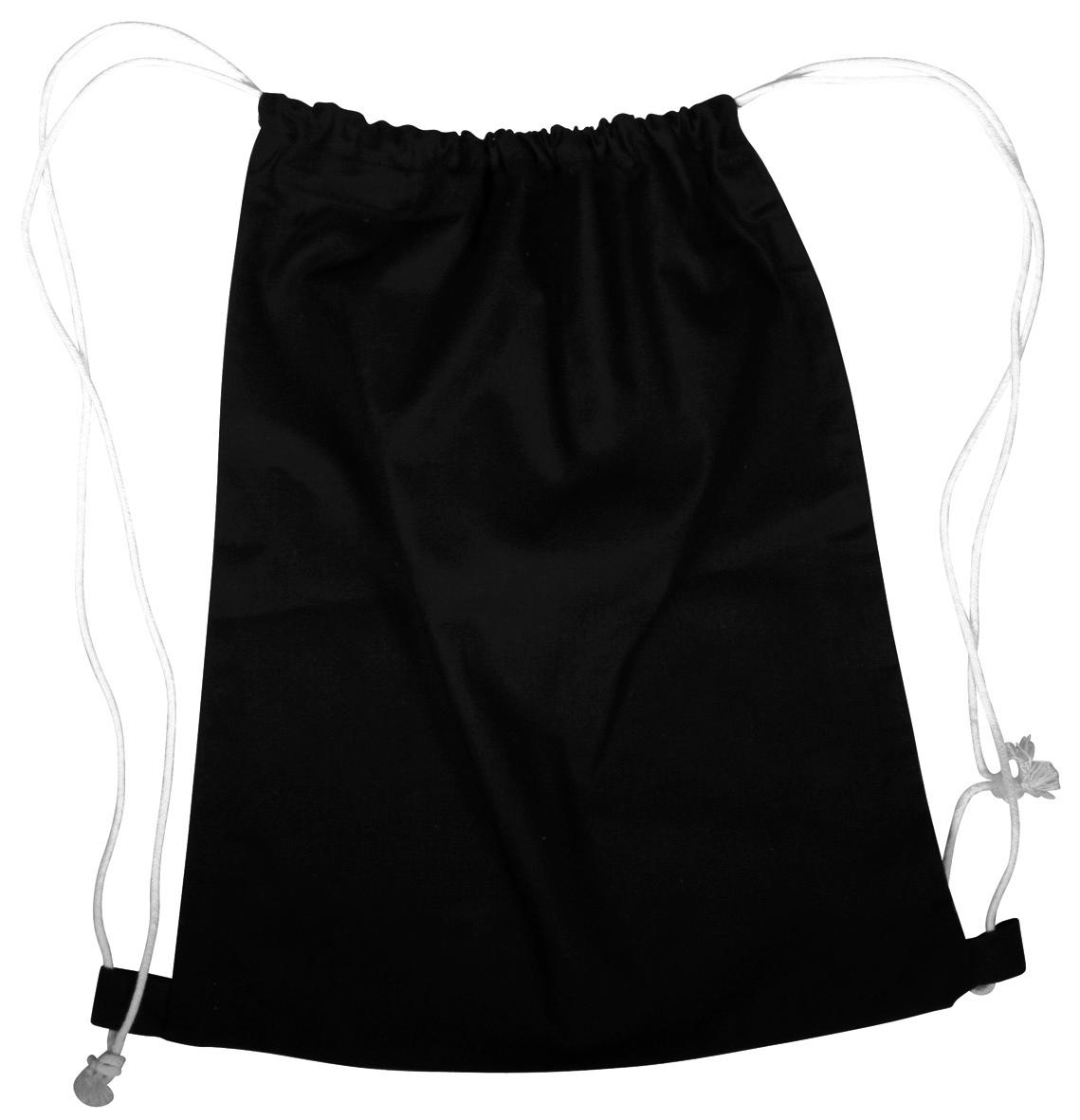 rayher Turnbeutel mit Kordel schwarz 38x42cm