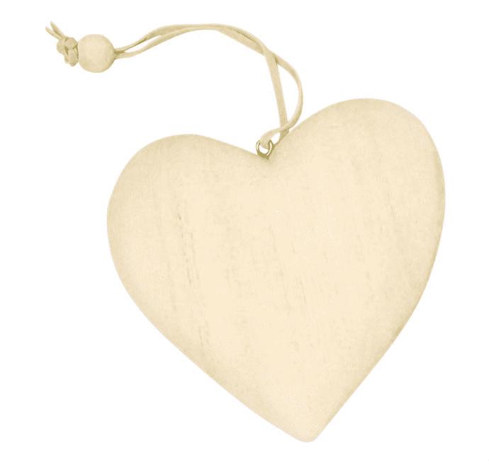 rayher HOLZANHAENGER HERZ 5CM 62222000