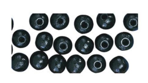 rayher HOLZPERLE POL. 10MM 52STK. SCHWARZ 1250301