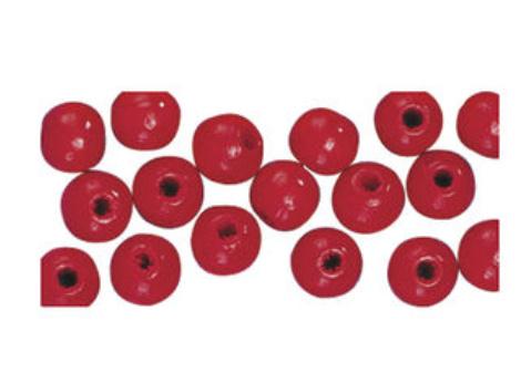 rayher HOLZPERLE POL. 10MM 52STK. ROT 1250318