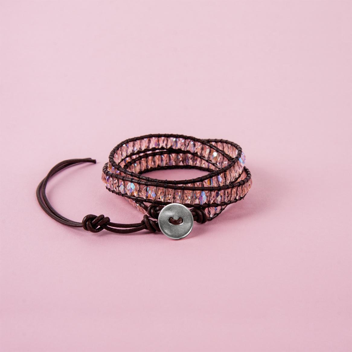 Produktbild rayher BP: Wickelarmband rosé 2 von 2