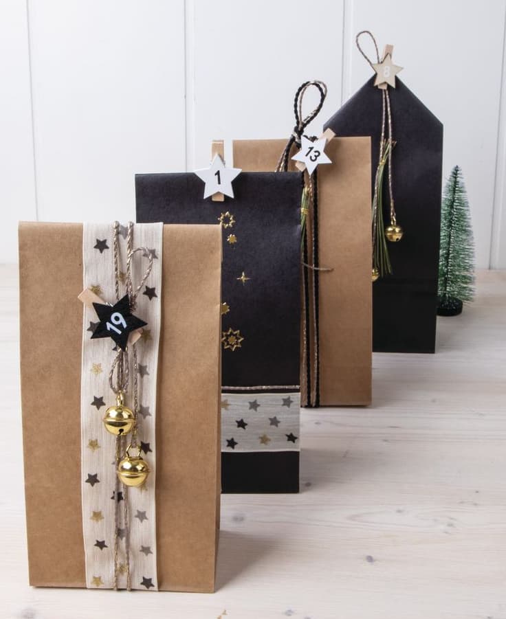 Produktbild rayher Adventskalenderzahlen Stern 1-24 auf Klammer 2 von 4