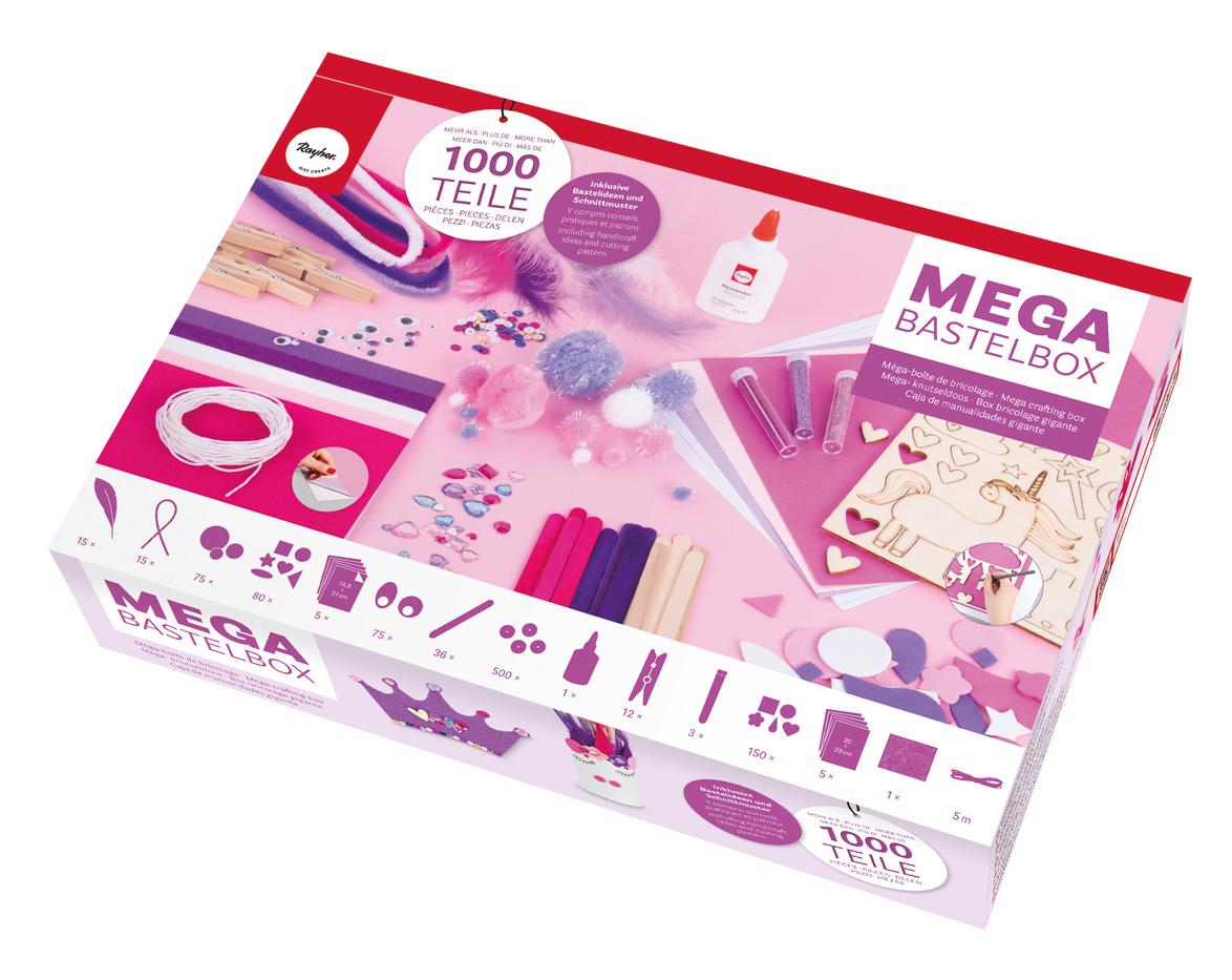 rayher Mega-Bastelbox Unicorn 1.000 Teile