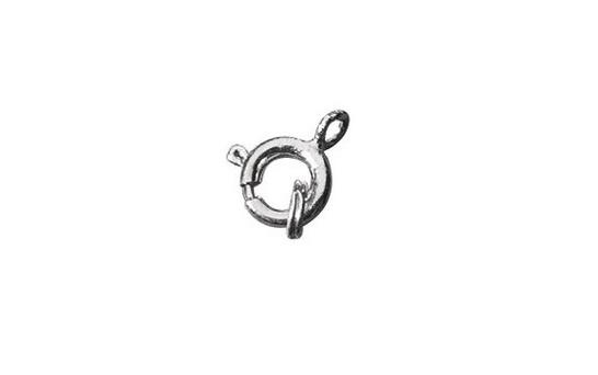 rayher FEDERRINGE M. SPALTRING 7MM PLATIN 4 STÜCK 2219021