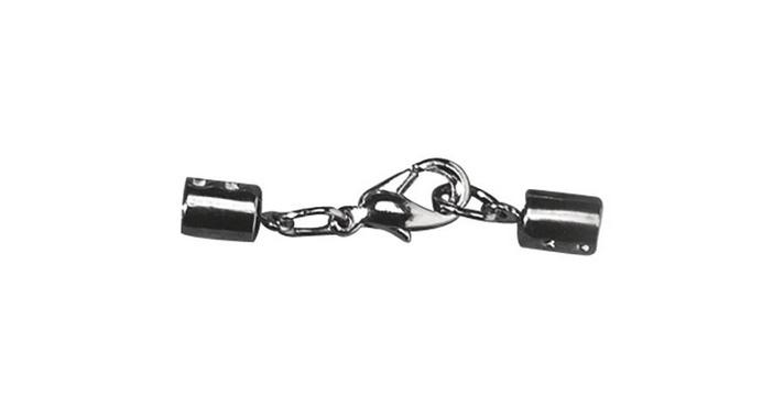 rayher SCHMUCKVERSCHLUSS MONTIERT 3MM M. KARABINER PLATIN 2222621