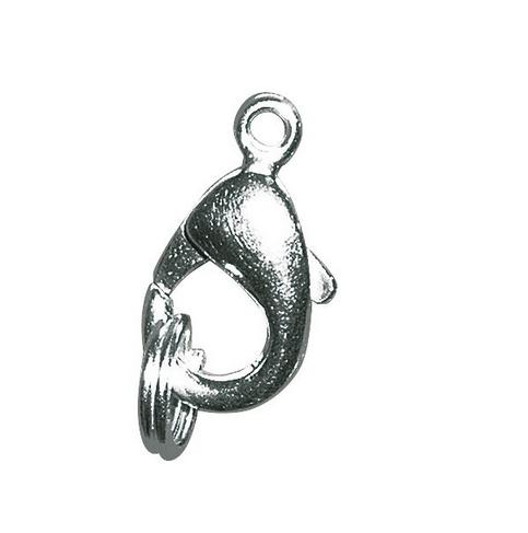 rayher KARABINER-SCHLIESSE M. RING 18,5MM SILBER 2222722