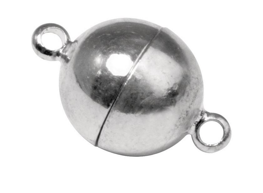 rayher MAGNETSCHLIESSE EXTRA STARK 10MM ECHT VERSILBERT 2224162