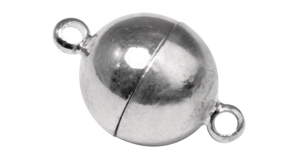 rayher MAGNETSCHLIESSE EXTRA STARK 12MM ECHT VERSILBERT 2224262