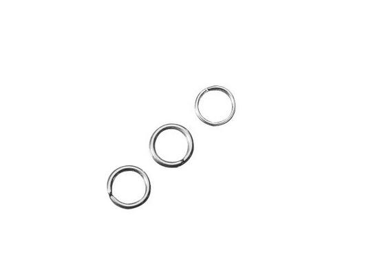 rayher RINGEL RUND 7MM PLATIN 1MM STARK 25ST. 2224521