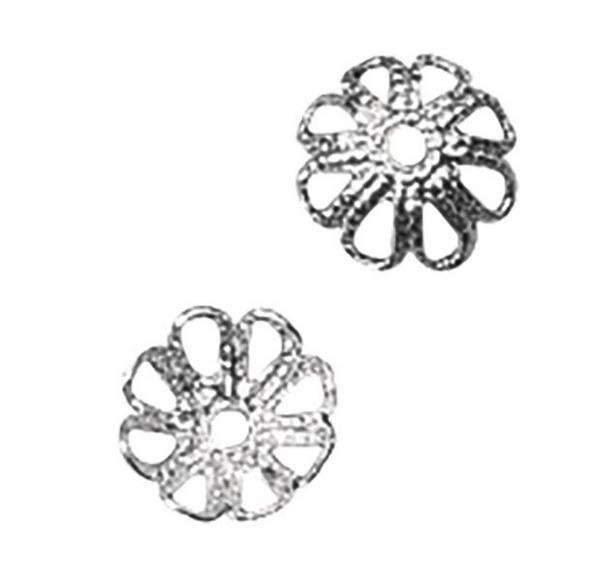 rayher FILIGRANKAPPEL 7MM PLATIN 20 STÜCK 2225021