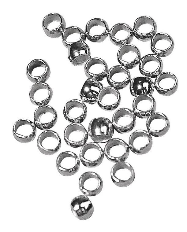 rayher QUETSCHPERLE 1,4/2MM PLATIN 35ST. 2225321