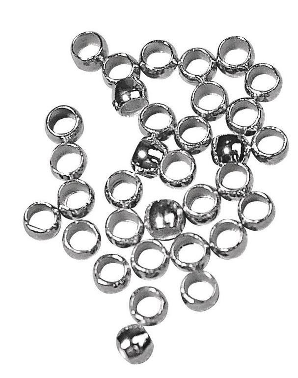 rayher QUETSCHPERLE 1,8/2,5MM PLATIN 35ST. 2225421