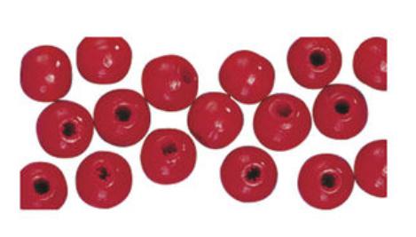 rayher HOLZPERLE POL. 6MM 115 STK. ROT 1250118