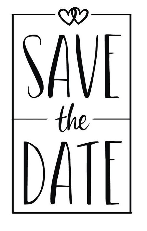 Produktbild rayher Stempel Save the Date 5x8cm 2 von 4