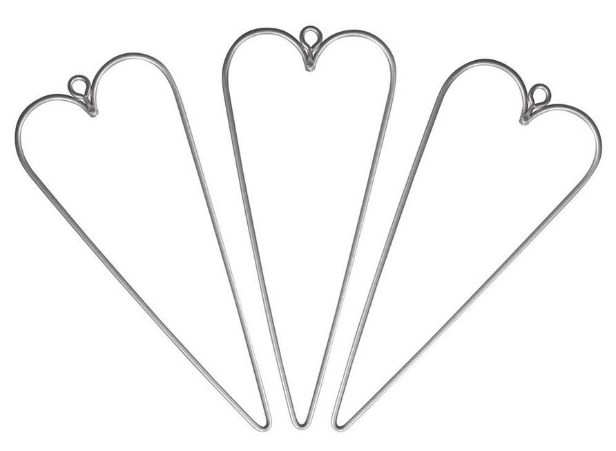 rayher DRAHT HERZ 12X5CM 3 STÜCK 24083000