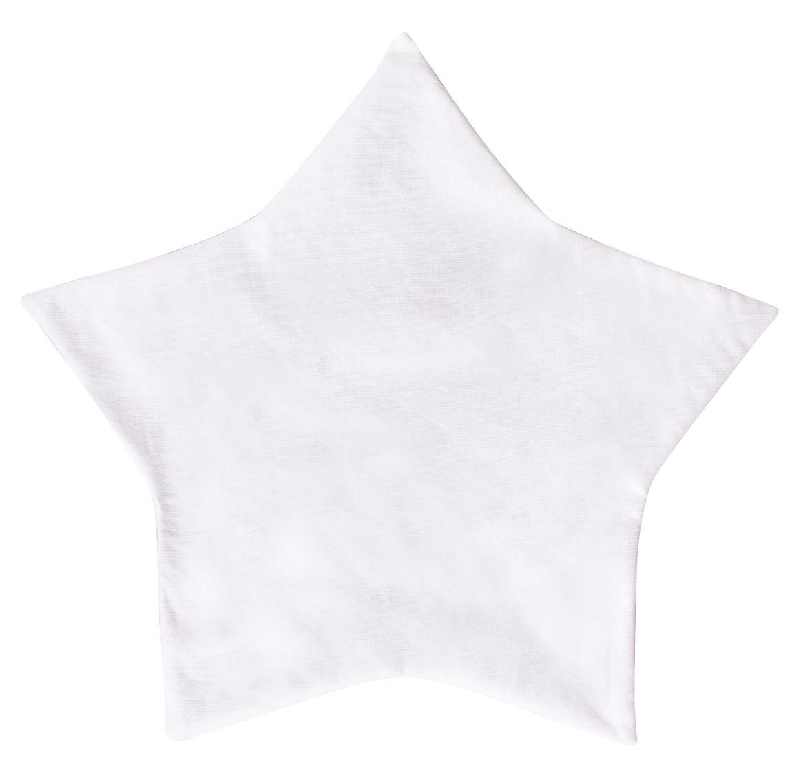 rayher Kissenbezug Stern naturweiss 33cm